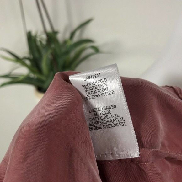 Young Fabulous & Broke Cupro Top Boho Peasant Babydoll Blouse Desert Rose Size S - Picture 9 of 9